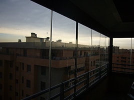 Ático - Cortinas de vidrio