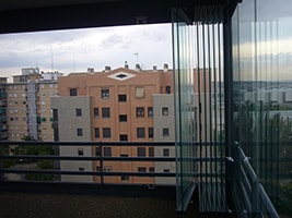Ático - Cortinas de vidrio