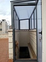 Ático - Cerramiento de escaleras