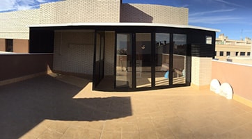 Ático - Cerramiento de terraza